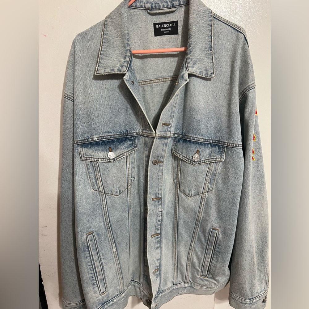 Balenciaga Oversized Denim Jacket